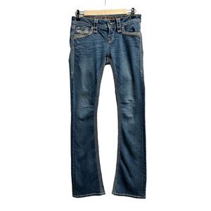 Rock Revival Womens Jaylyn Bootcut Jeans Size 25 Bling